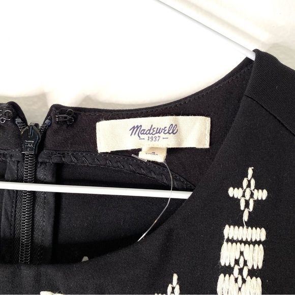 NWOT Madewell Womens Aztec Bohemian Black Embroidered Tank Top Size Small - Picture 4 of 8